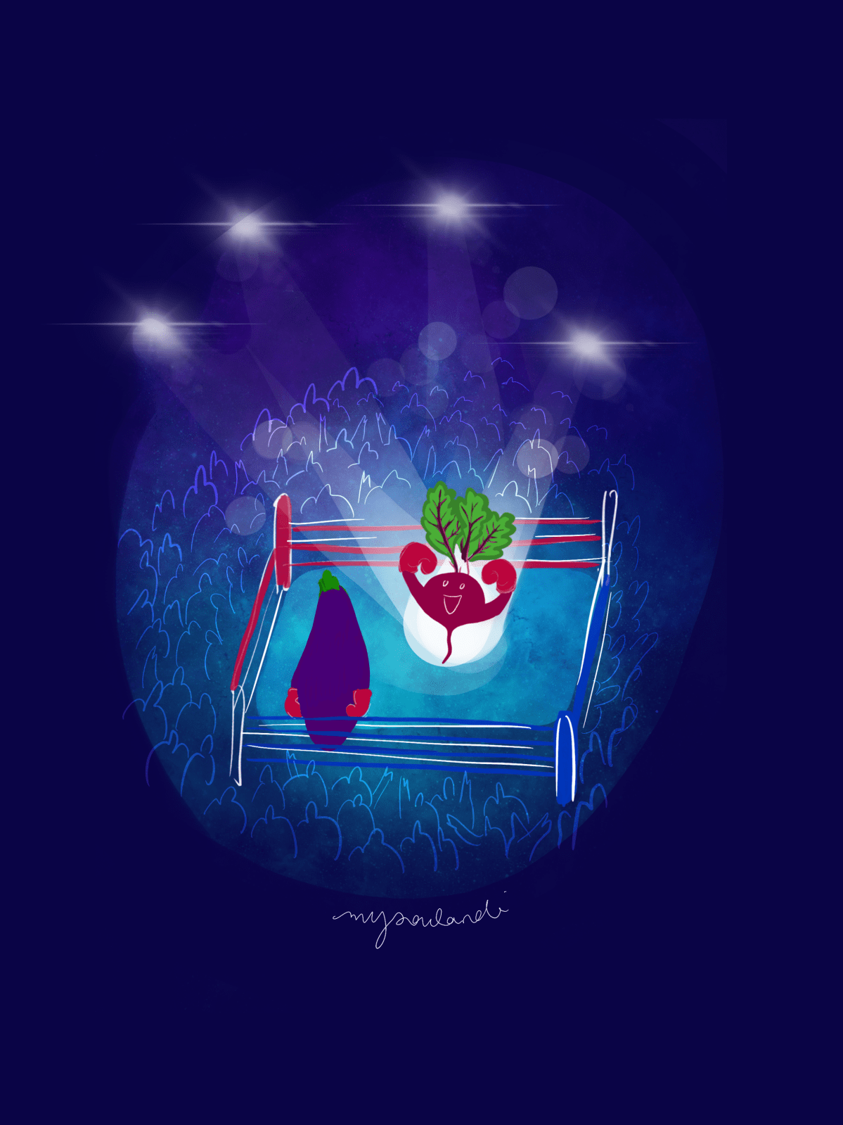 Betterave, fromage de chèvre et pomme&nbsp;verte