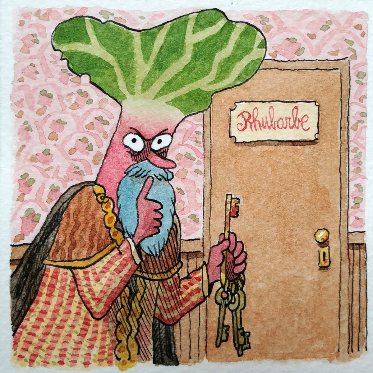 Pâte de rhubarbe à la&nbsp;fraise